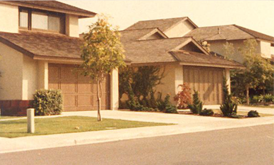 a photo of the first David Weekley Home