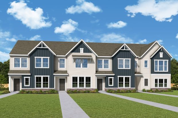 Westwood Reserve townhome exterior rendering
