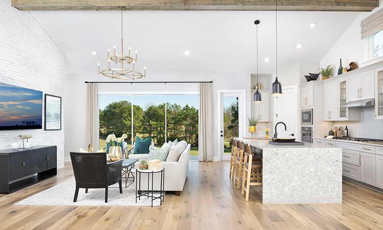 The Julington - Kitchen and Family Room