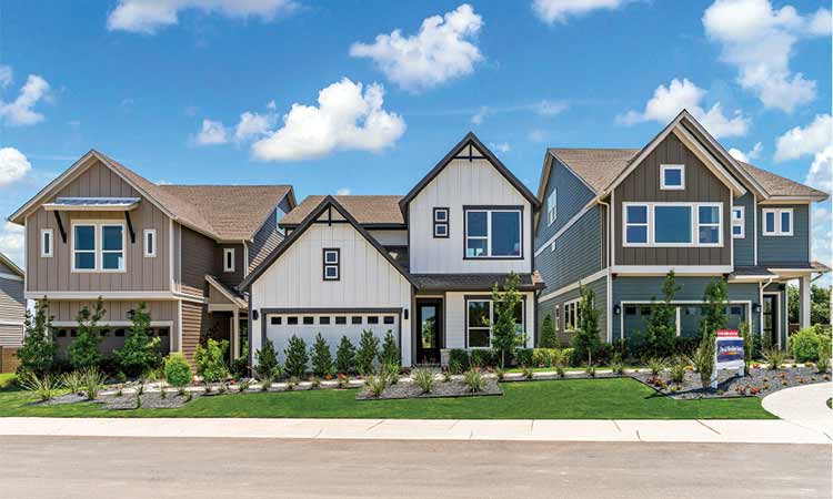 Streetscape of Double Creek Crossing