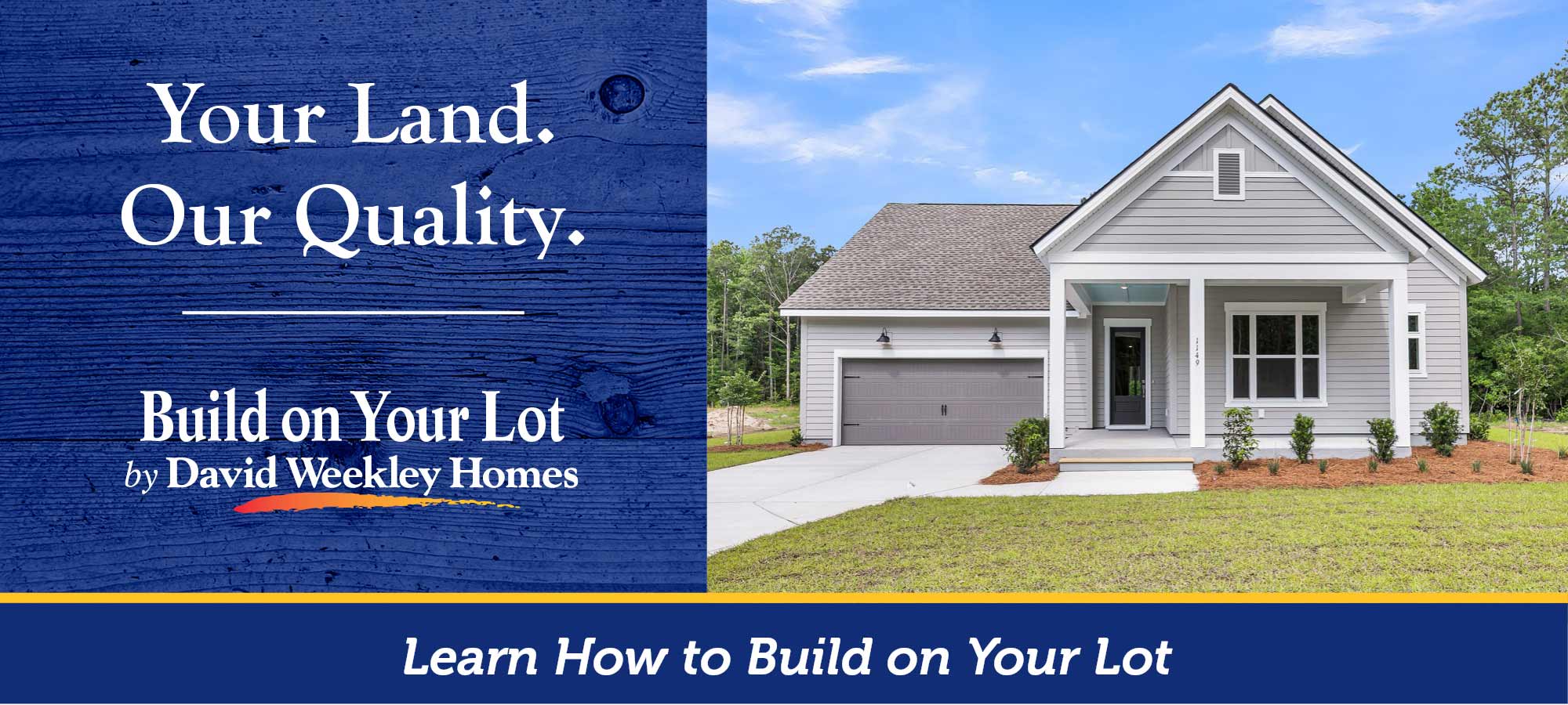 Join Our Build on Your Lot Seminar