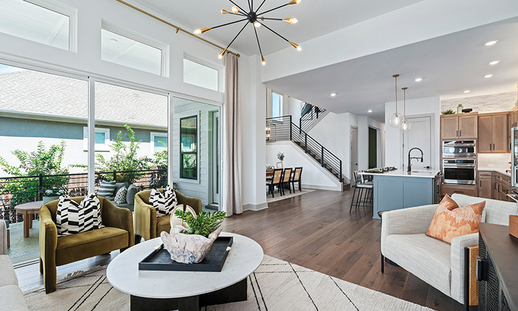 The Lavender - Family Room and Dining