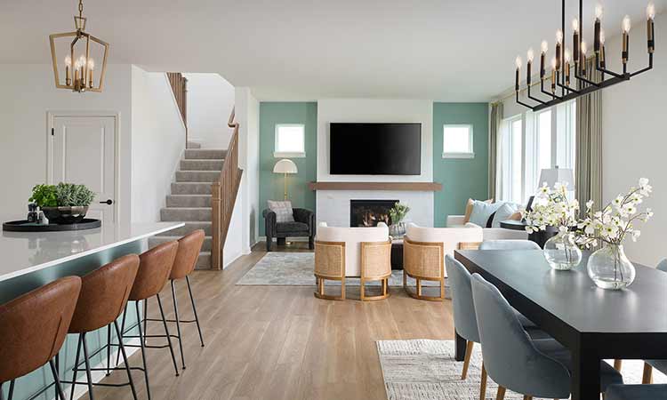 The Freeborn - Dining, Kitchen and Family Room