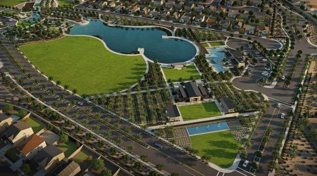 Aerial rendering os Soleo