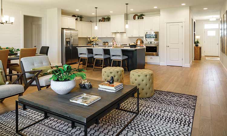 The Criswell - Family Room and Kitchen