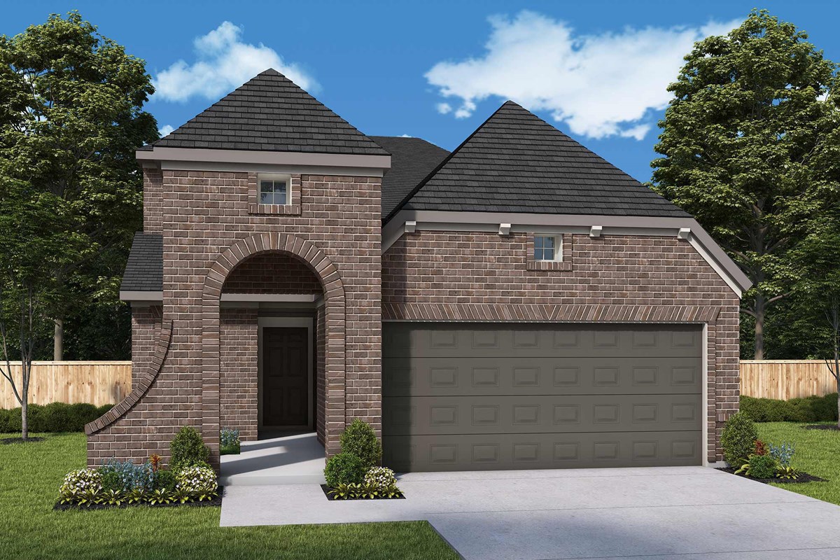 This home — photograph published by the builder