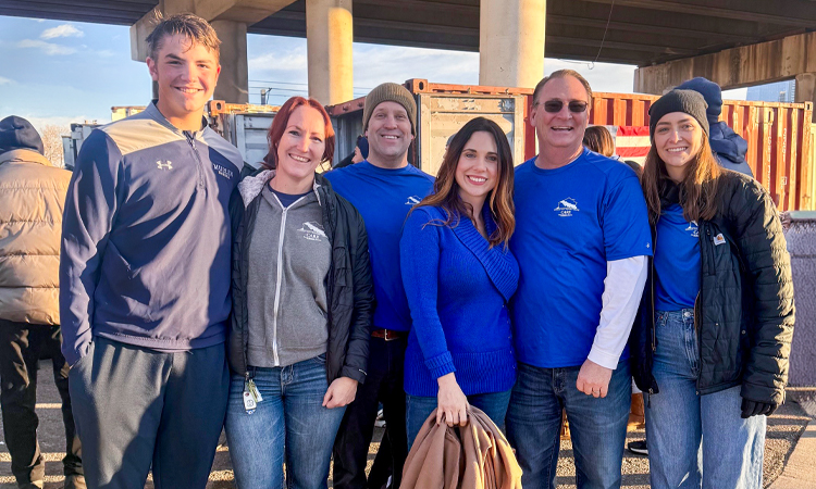 Members of the Denver Team volunteered at Food For Thought Denver where they packed backpacks of food for kids.