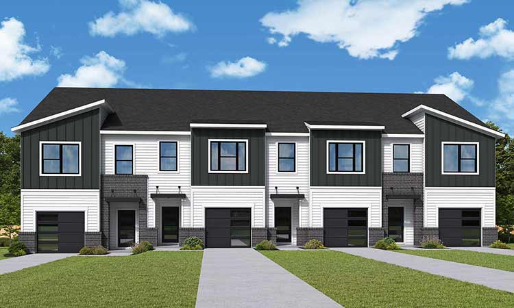 Nexus Townhomes Streetscape