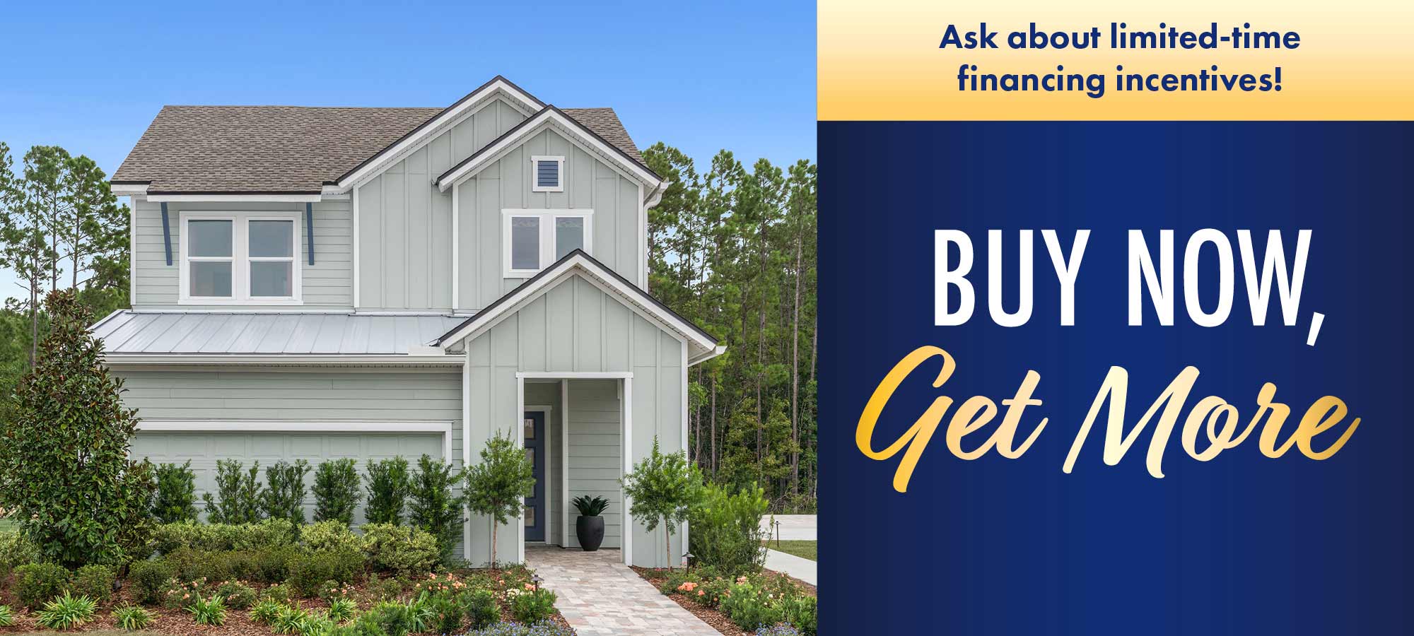 Special Incentives in Crosswinds and Evergreen Island at Silverleaf