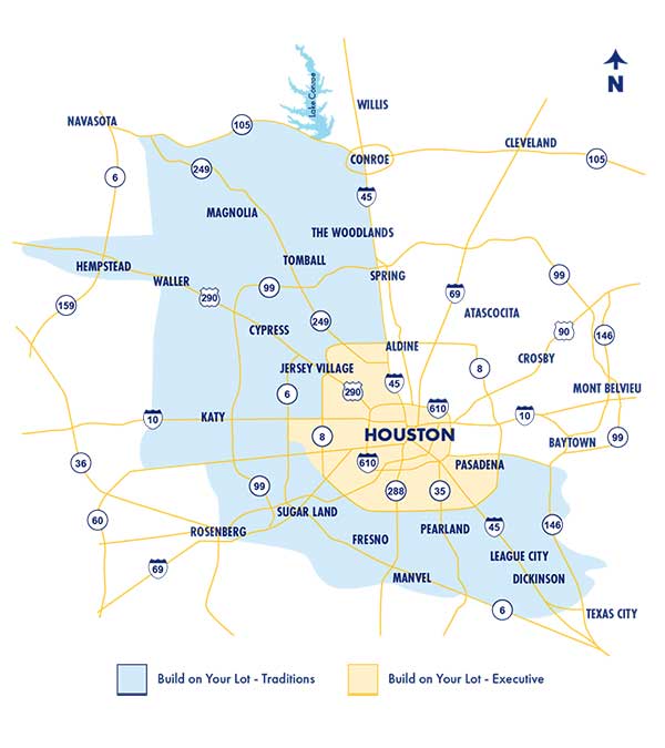 Build on Your Lot Coverage Map