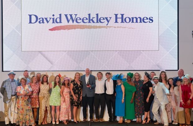 David Weekley Homes team members in Charlotte celebrate winning four MAME Awards, including Builder of the Year.