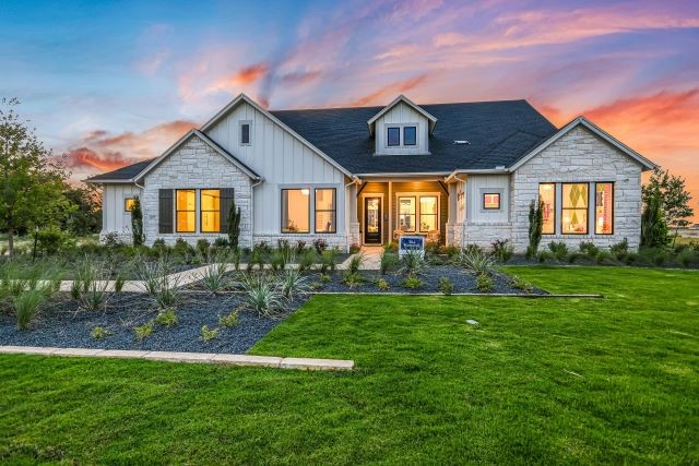 The Monterey Model Home in Leander Estates