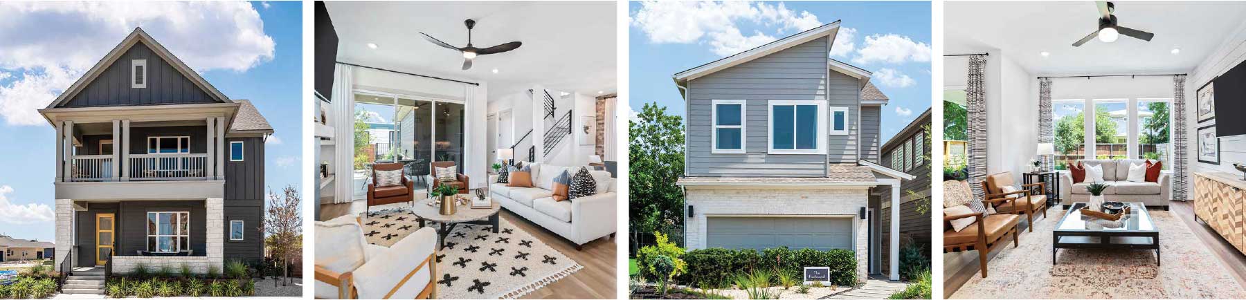 Exterior and interior photos of Central Living Homes by David Weekley Homes