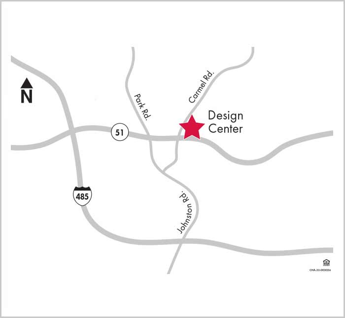 Charlotte Design Center Directions Map