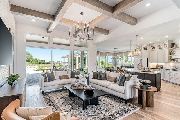 a photo of a David Weekley Homes model - Family Room