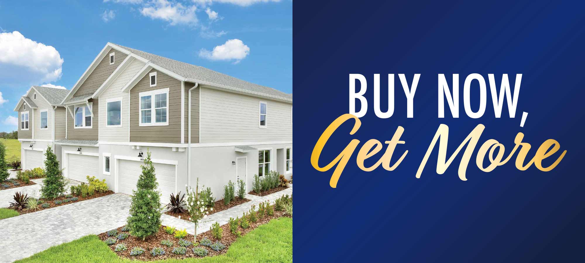 Limited-time Savings on New Townhomes in the Tampa Area