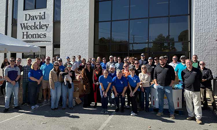 Members of the Raleigh Team collected 4,620 pounds for CORA Food Pantry.