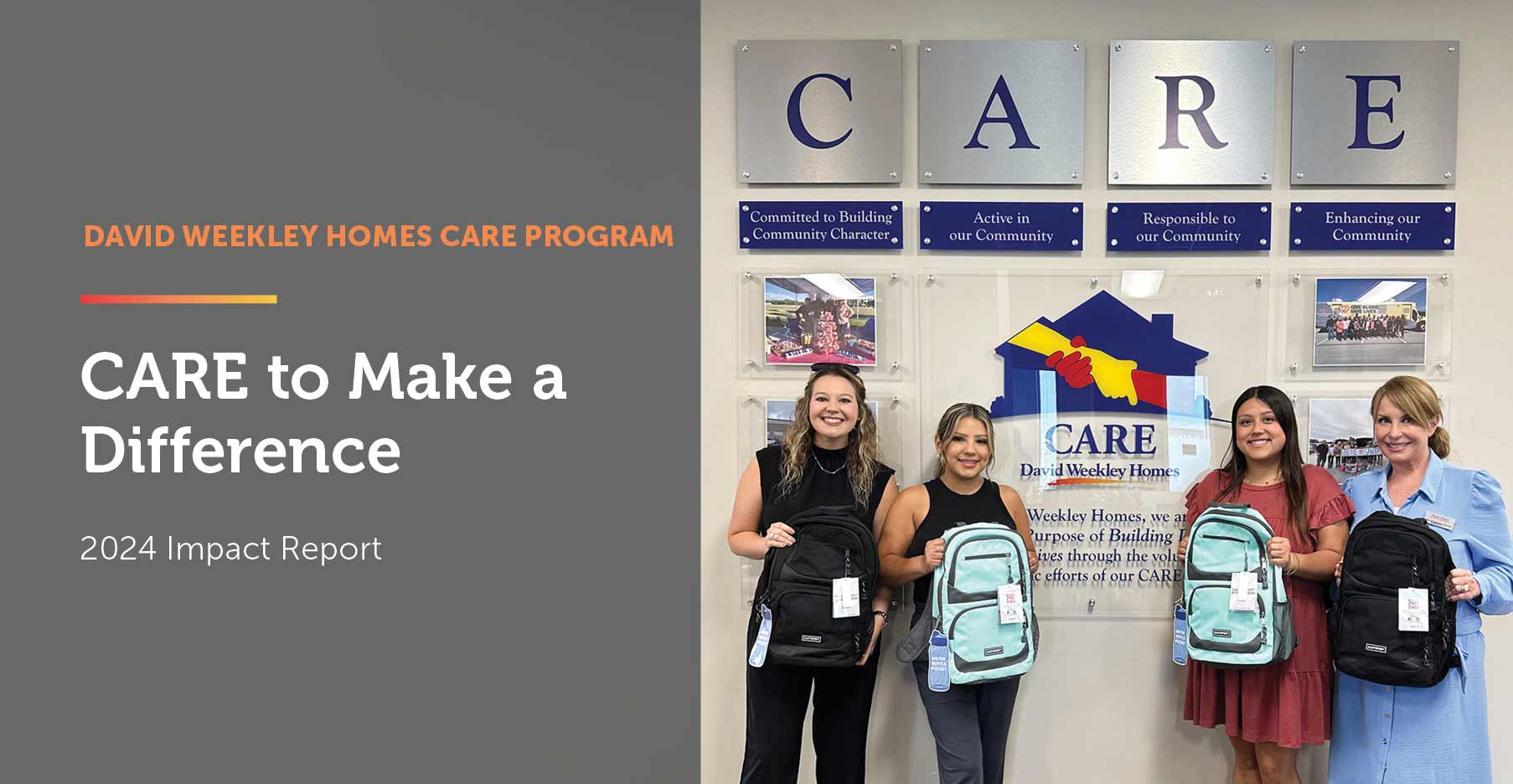 David Weekley Homes CARE Program