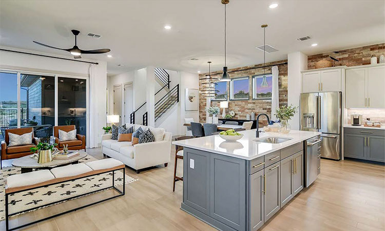 Kitchen and Family Room