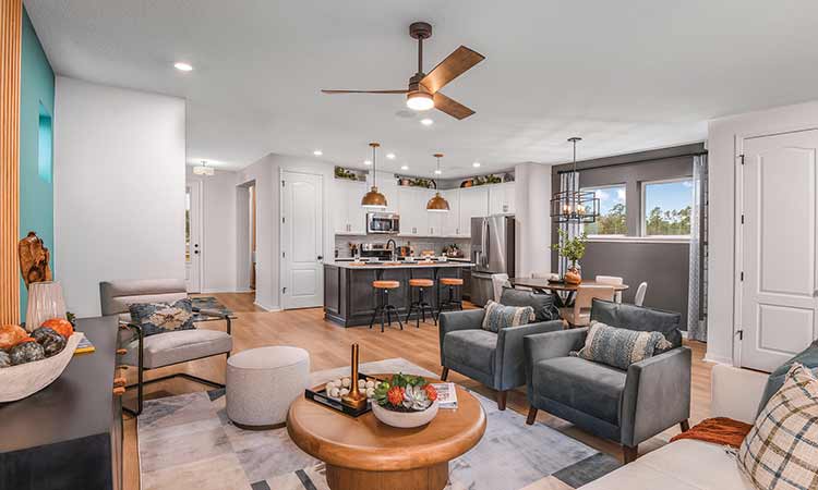 The Voyage - Family Room and Kitchen