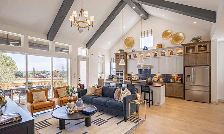 The Jacksboro - Family Room and Kitchen