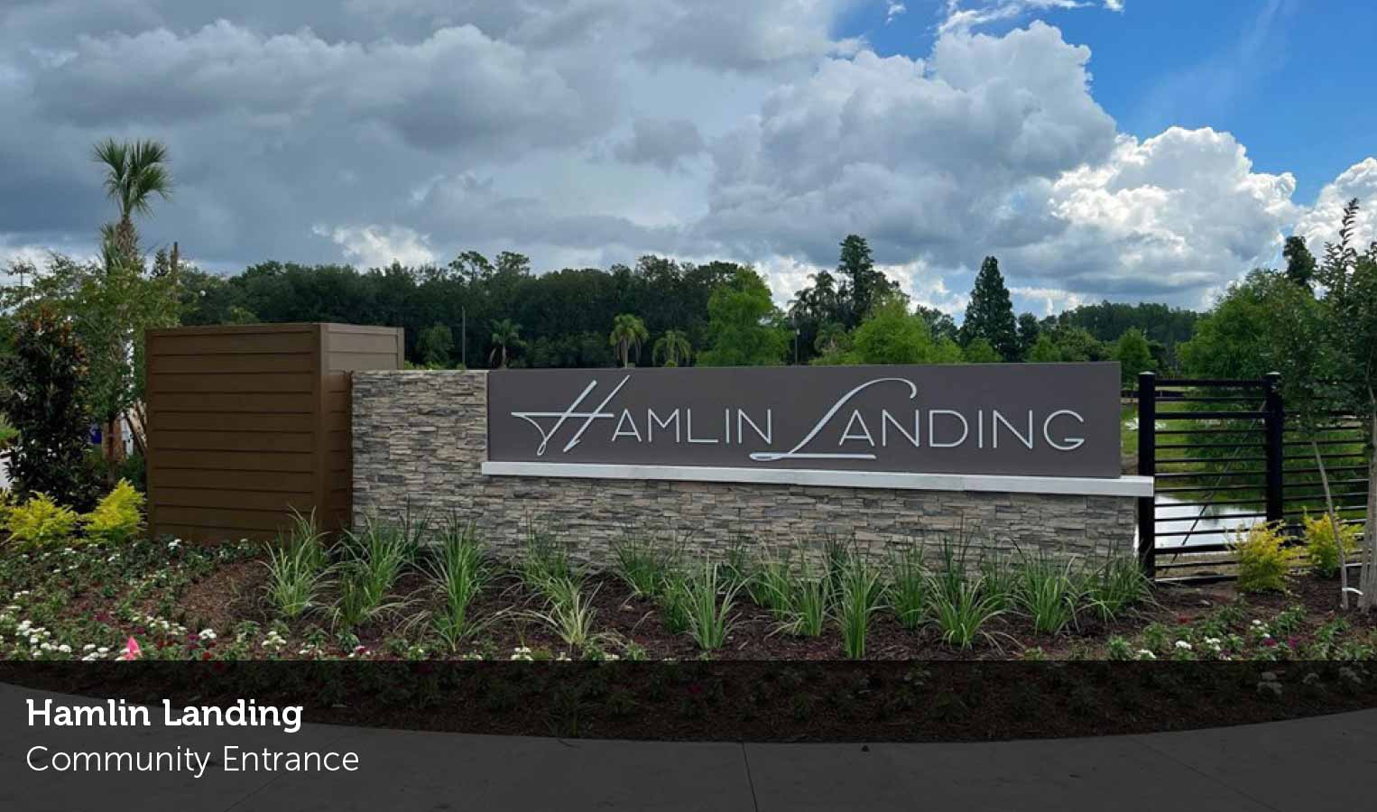 Hamlin Landing - Community Entrance