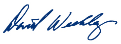 David Weekley's Signature