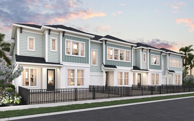 rendering of a street view in Persimmon Place