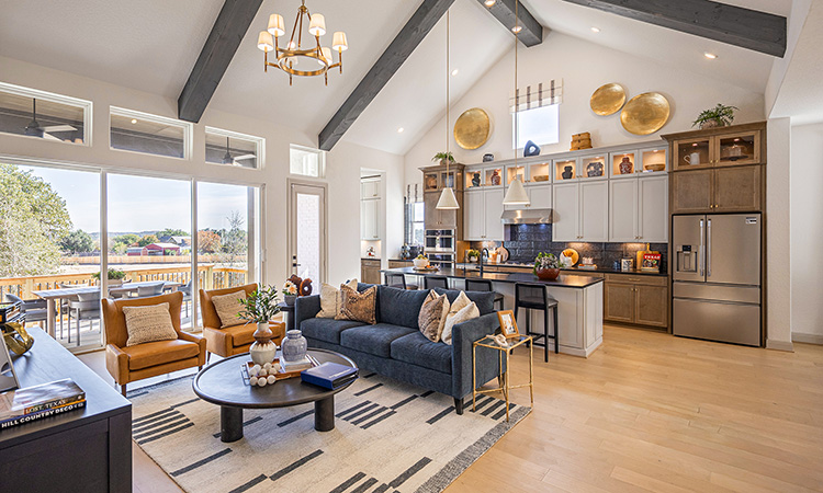 The Jacksboro - Family Room and Kitchen