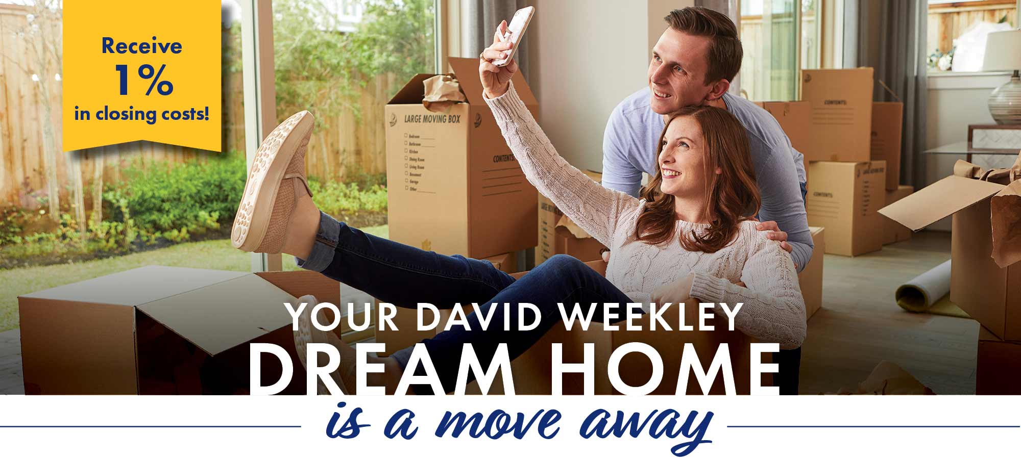 Receive 1% in Closing Costs in the Charlotte Area!