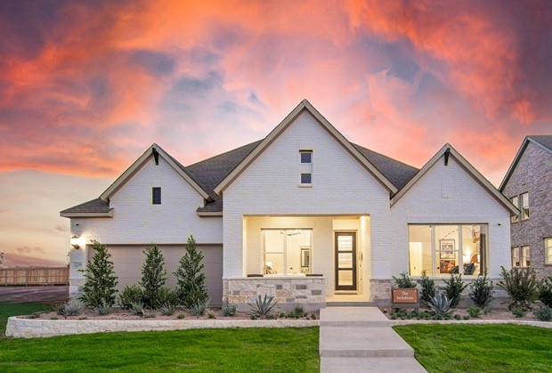 The Jackboro model home in Briggs Ranch